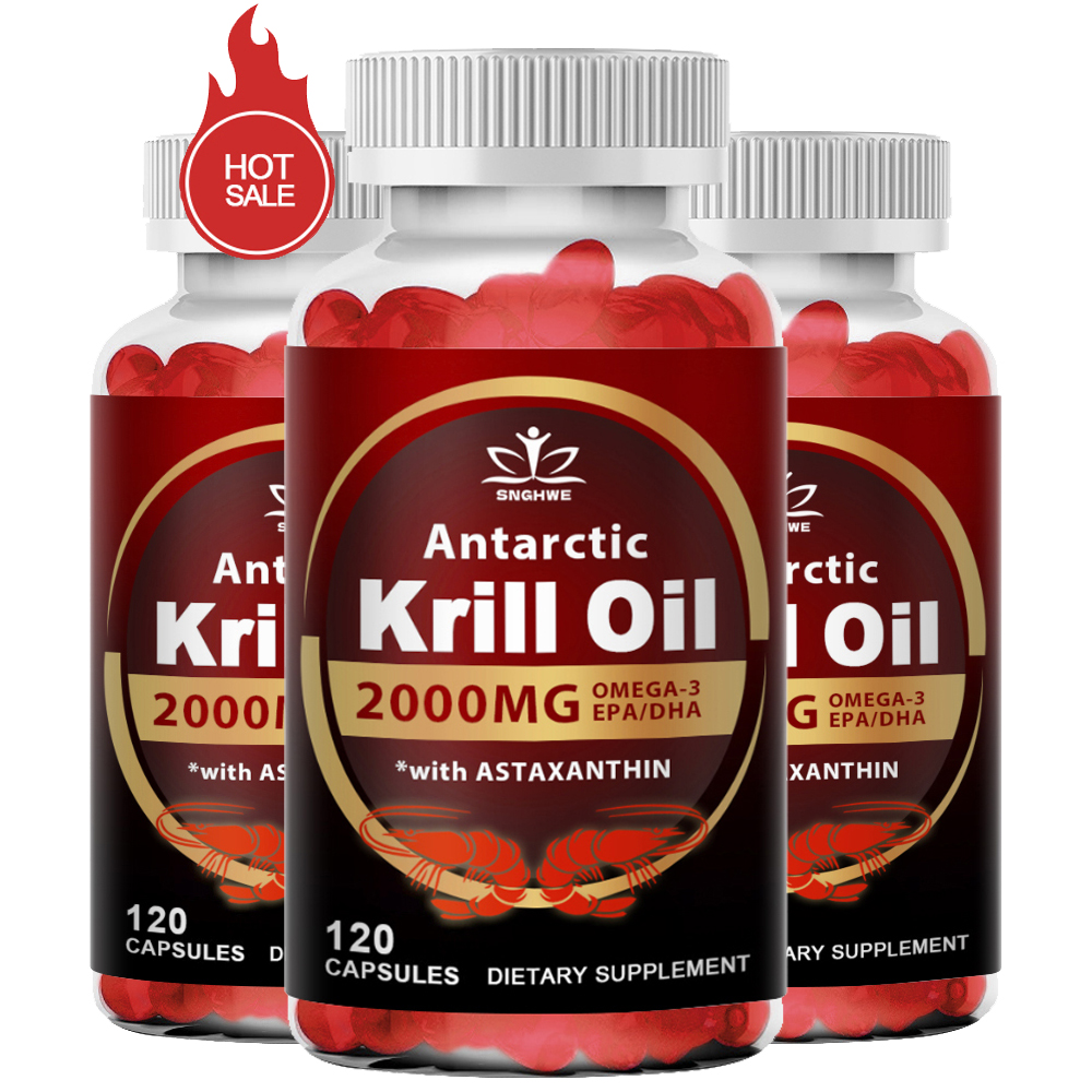 Omega 3 Fish Oil - 2000Mg Krill Oil Phospholipid Omega-3 EPA