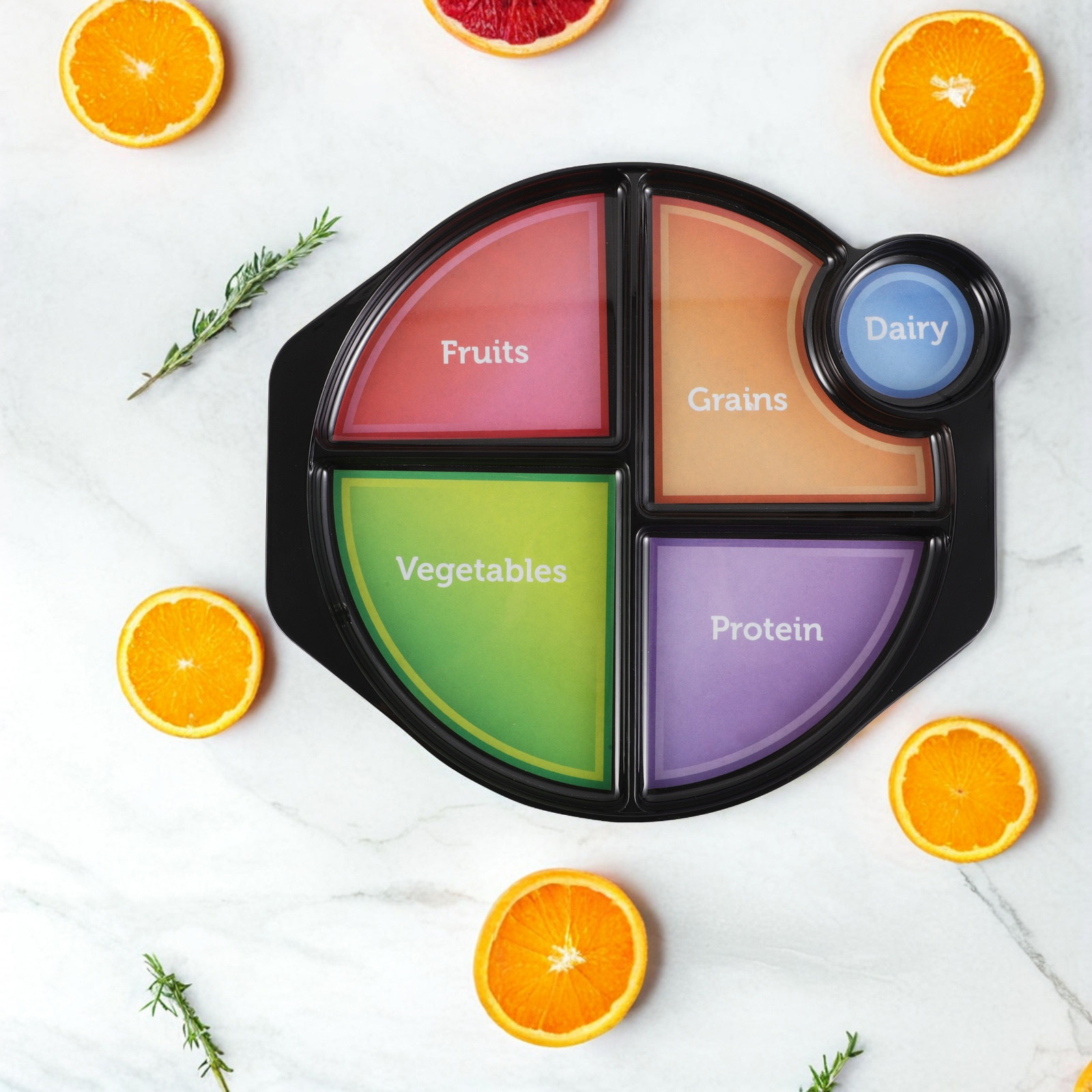 Nutrition & Fitness Hub Photos - Portion Control Plate Balanced Eating 4