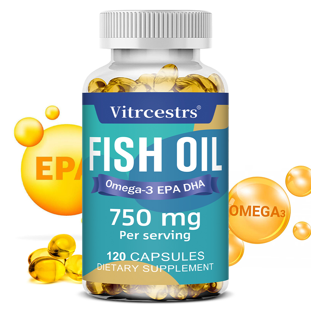 Omega 3 Fish Oil - High-Potency Fish Oil Omega-3 750 Mg
