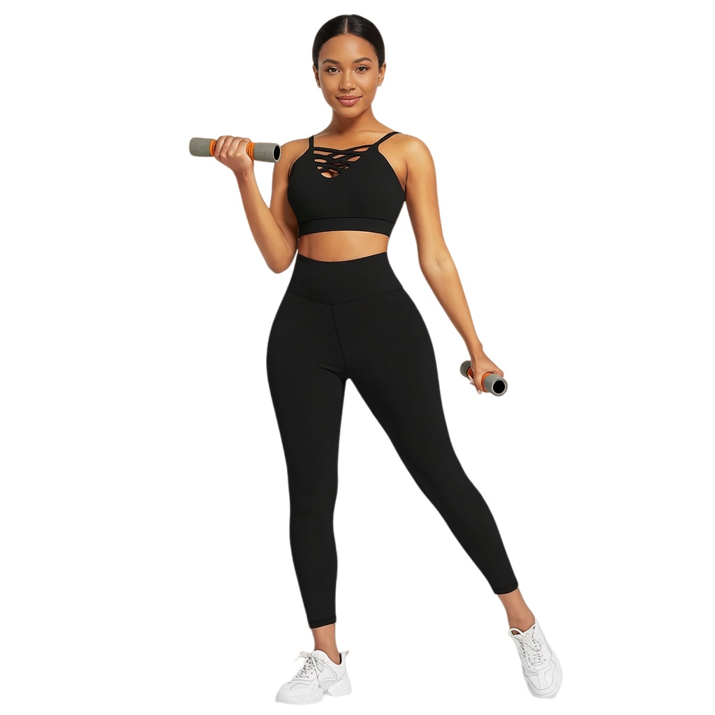 3 Pieces Women's Yoga Fitness  - Fitness & Nutrition Lab บทวิจารณ์และราคา
