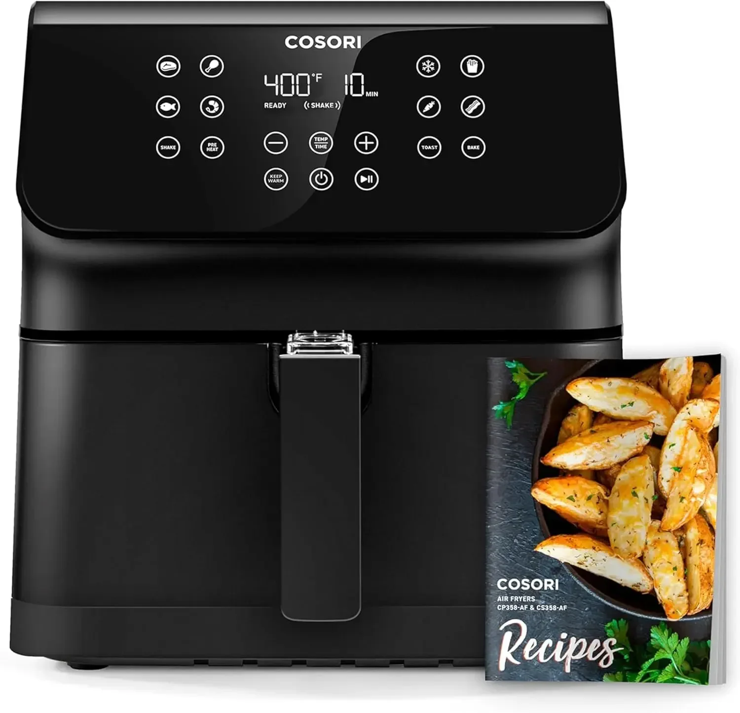 12-in-1 Air Fryer 5.8QT, Toast - Nutrition & Fitness Hub Photos บทวิจารณ์และราคา