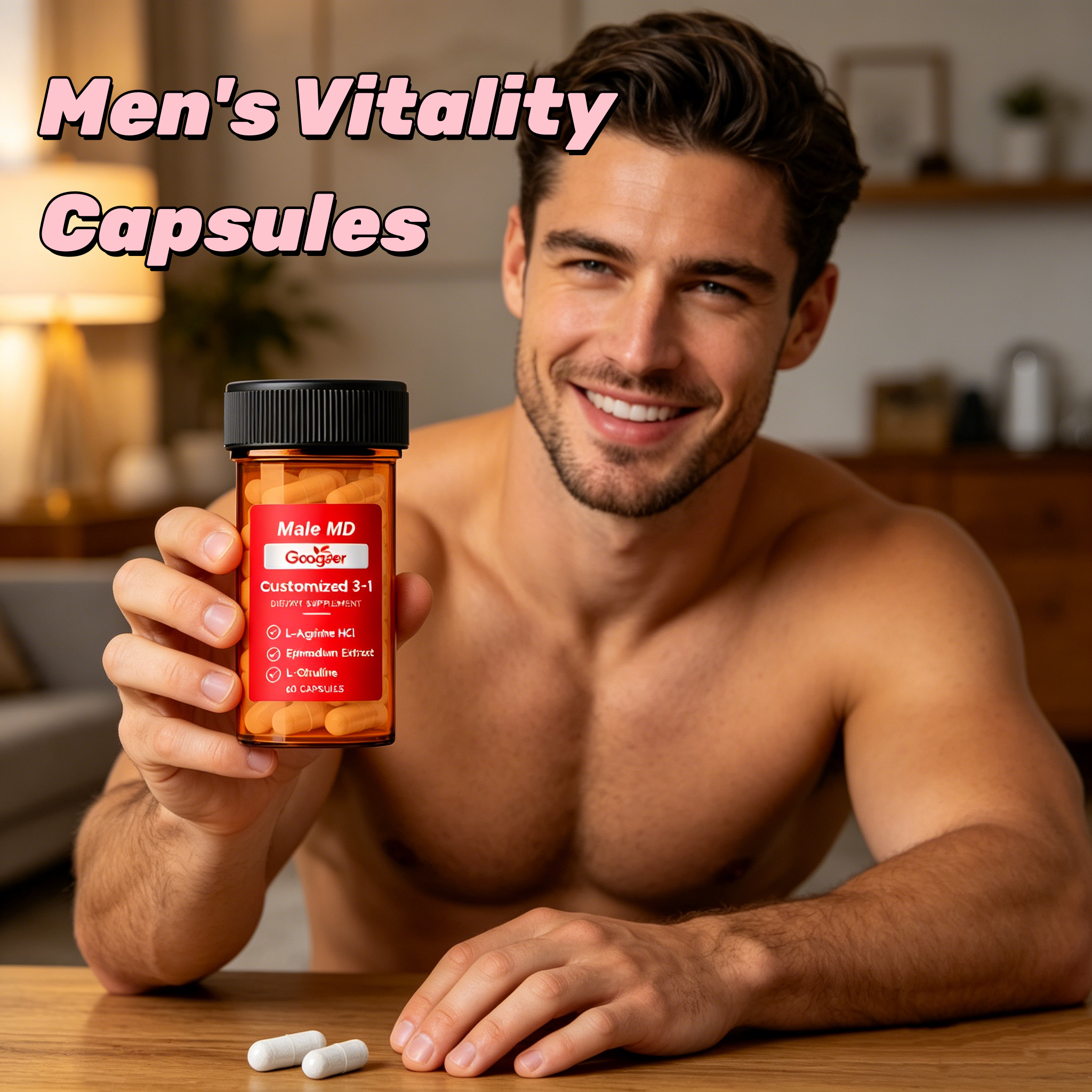 GOOGEER Men's Health Capsules  - Nutrition Fitness Supplements บทวิจารณ์และราคา