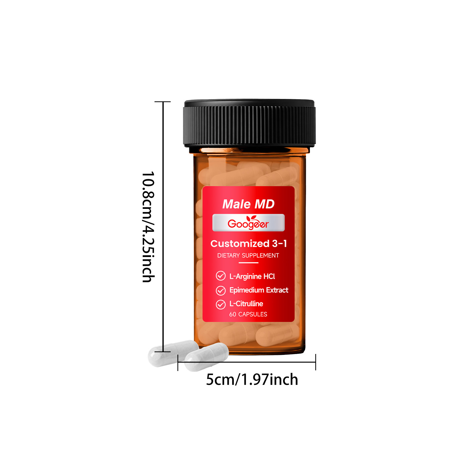 GOOGEER Men's Health Capsules  - Nutrition Fitness Supplements บทวิจารณ์และราคา