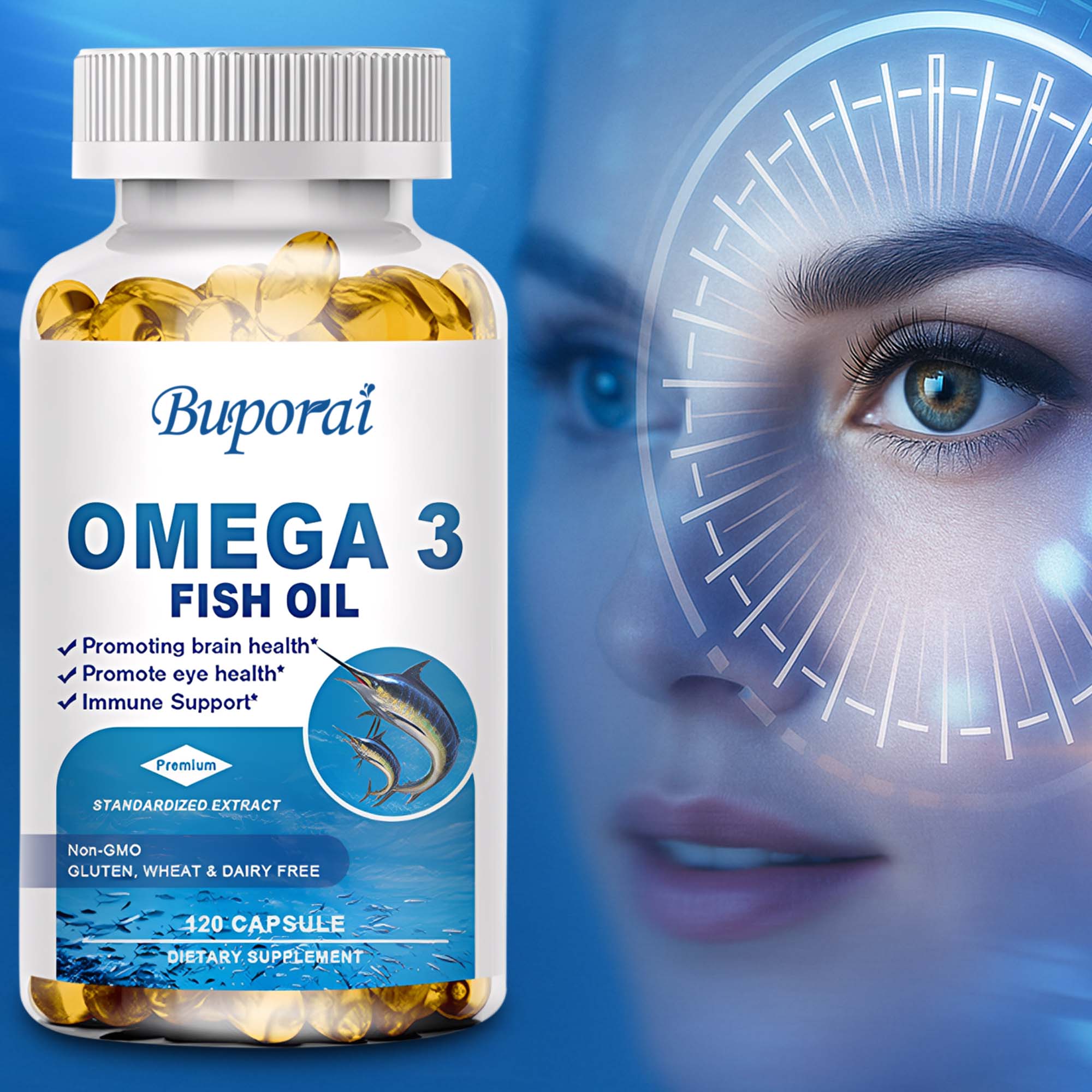 Omega 3 Fish Oil Capsules - Bo - Omega 3 Fish Oil บทวิจารณ์และราคา