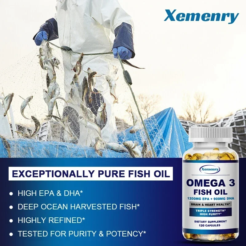 Omega 3 Fish Oil - Supports Ne - Omega 3 Fish Oil บทวิจารณ์และราคา