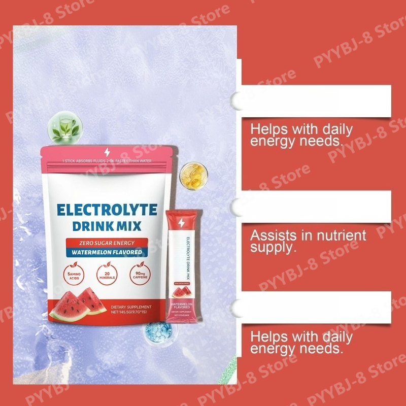 Watermelon Flavor Electrolyte  - Electrolyte Powder Pack บทวิจารณ์และราคา