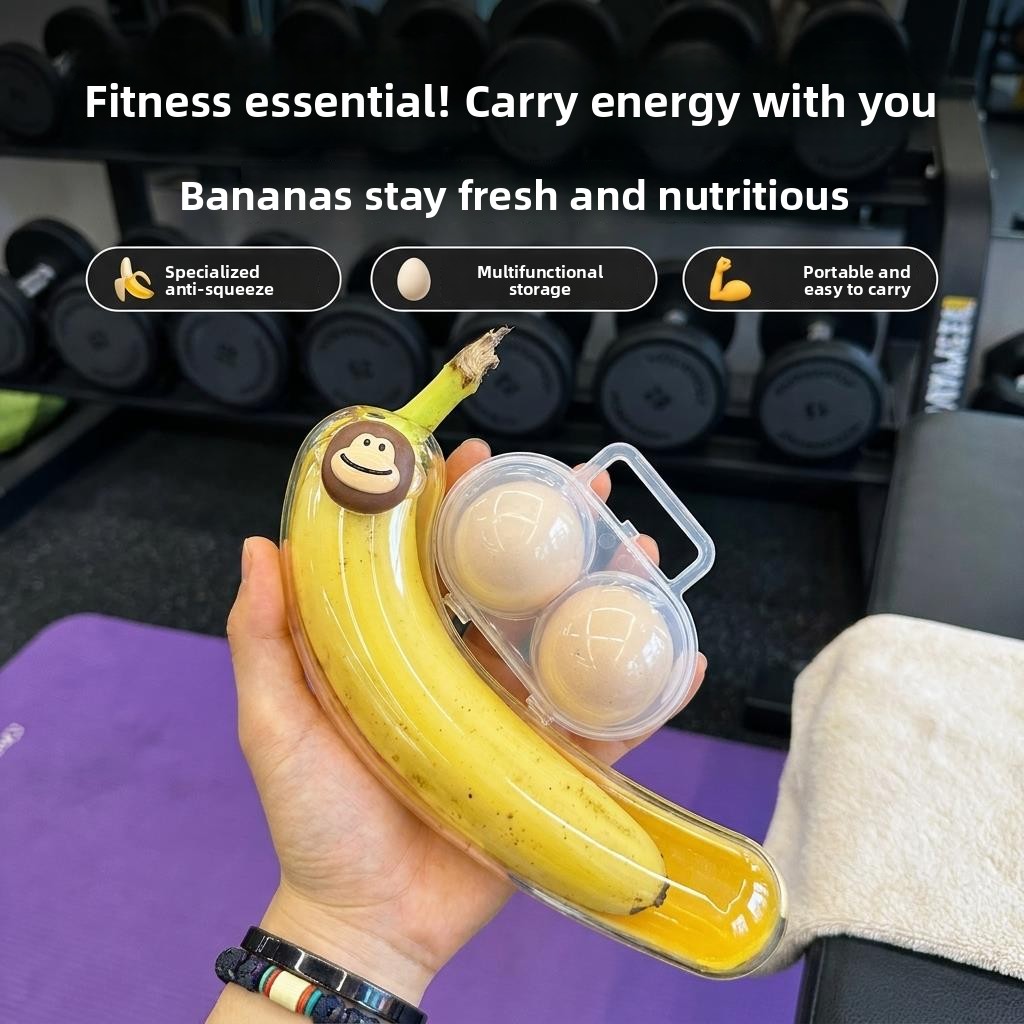 Portable Fitness Banana Storag - Nutrition And Fitness บทวิจารณ์และราคา
