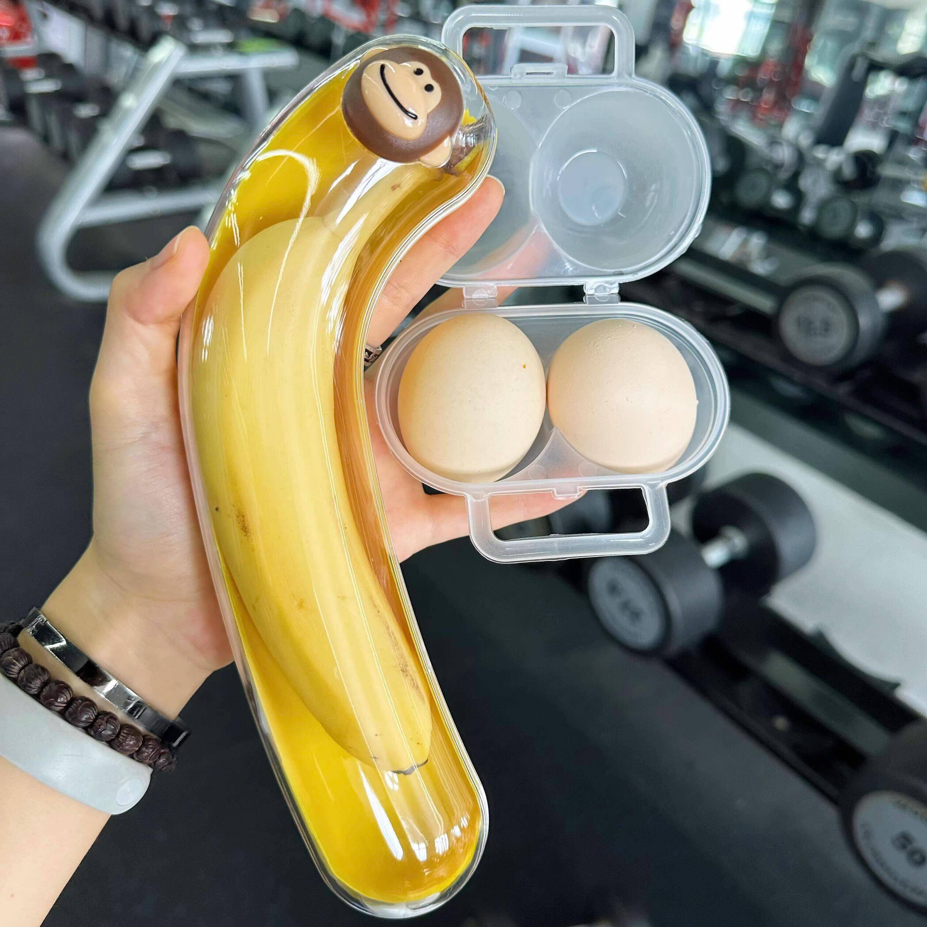 Portable Fitness Banana Storag - Nutrition And Fitness บทวิจารณ์และราคา