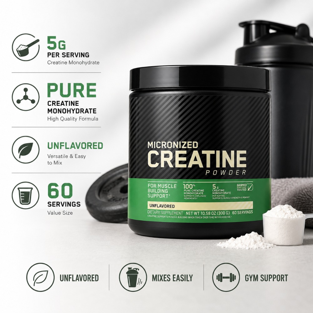 Micronized Creatine Powder 300 - Nutrition And Fitness บทวิจารณ์และราคา
