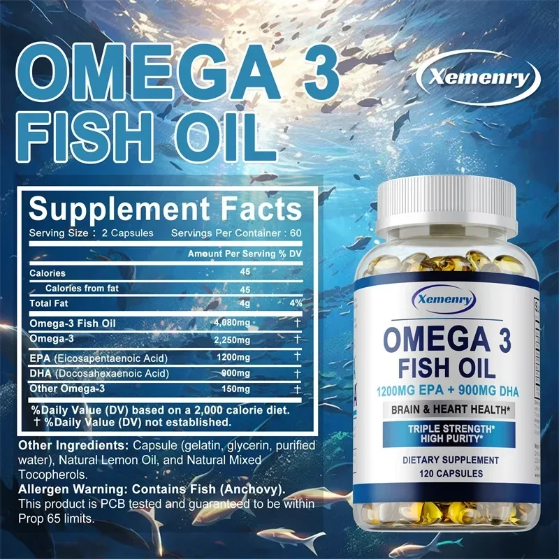Omega 3 Fish Oil Supplement wi - Omega 3 Fish Oil บทวิจารณ์และราคา