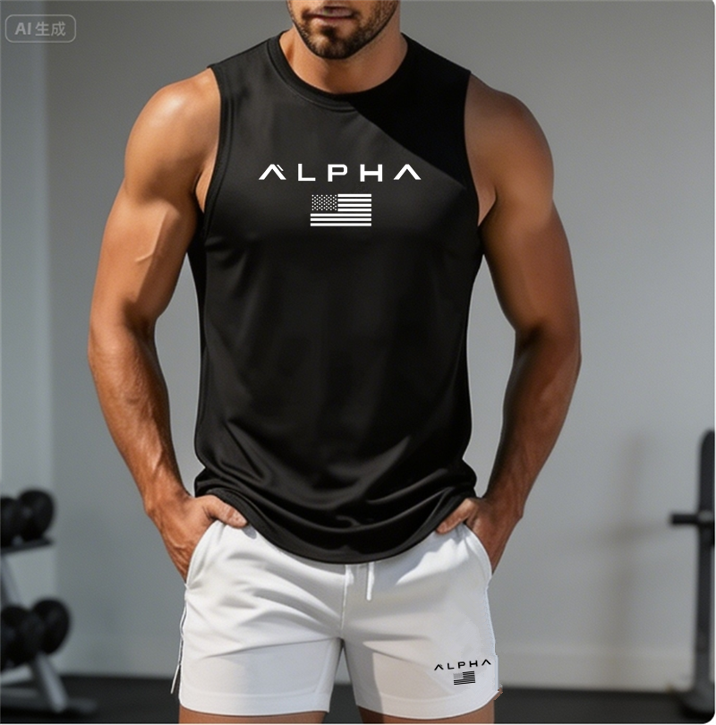 2026 Alpha Men's Printed Round - Fitness & Nutrition Lab บทวิจารณ์และราคา