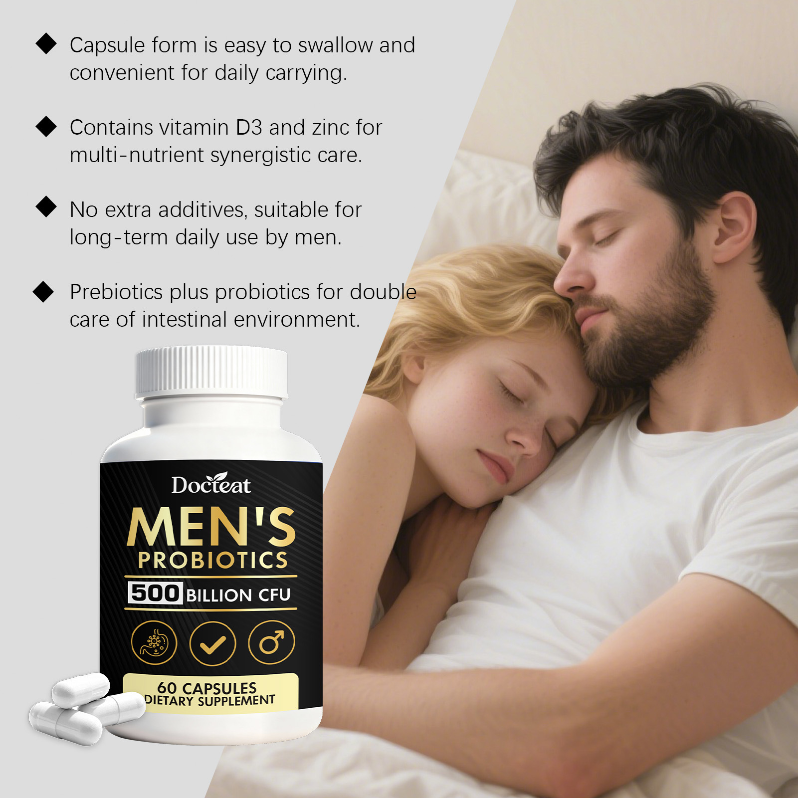GOOGEER Men's Health Capsules  - Nutrition Fitness Supplements บทวิจารณ์และราคา