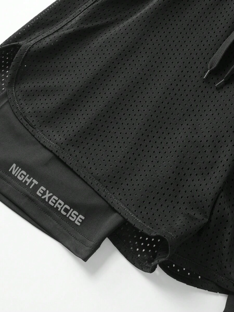 Black Breathable Tank Top And  - Fitness & Nutrition Lab บทวิจารณ์และราคา