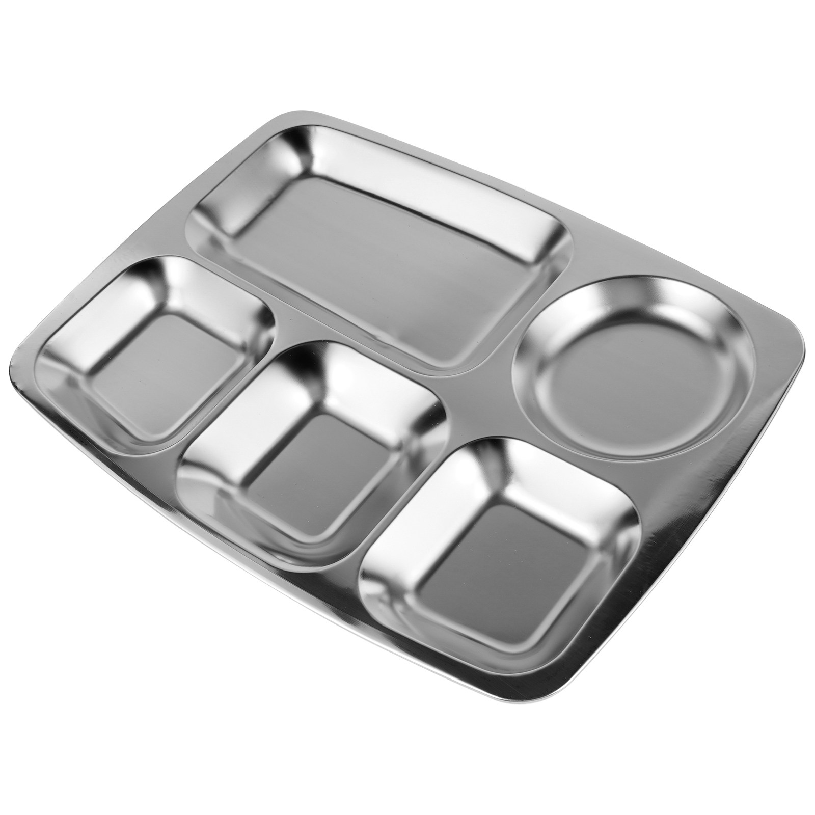 Stainless Steel Divided Food P - Nutrition & Fitness Hub Photos บทวิจารณ์และราคา