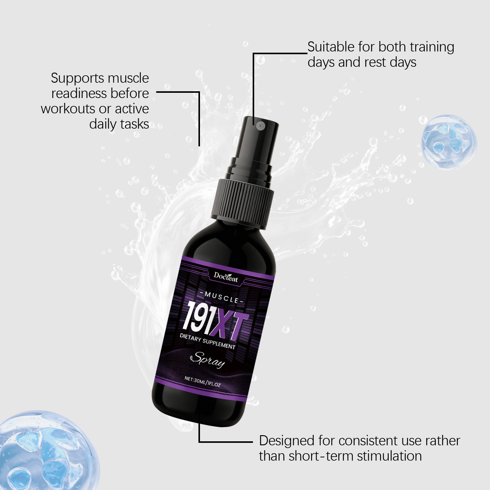 Muscle Growth Spray Enhance Ph - Nutrition Fitness Supplements บทวิจารณ์และราคา