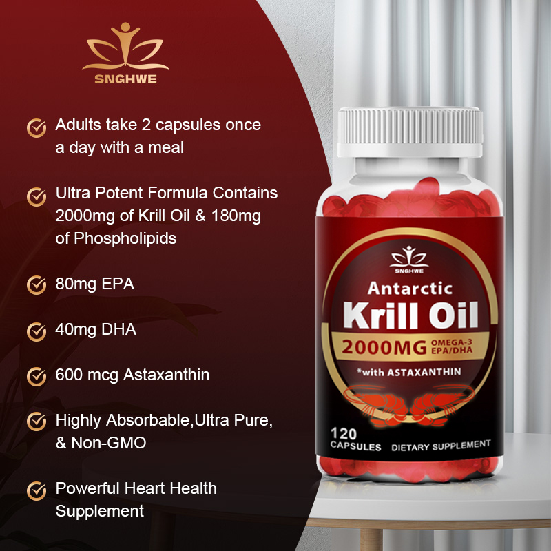 2000Mg Krill Oil Phospholipid  - Omega 3 Fish Oil บทวิจารณ์และราคา