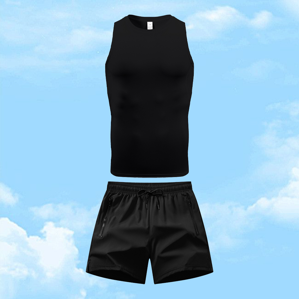 Men's Casual Sportswear Set Qu - Fitness & Nutrition Lab บทวิจารณ์และราคา