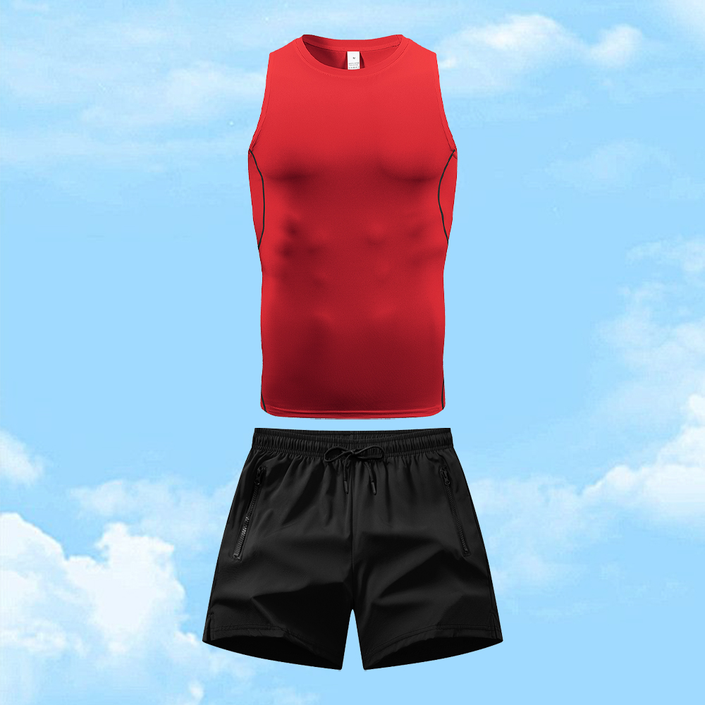 Men's Casual Sportswear Set Qu - Fitness & Nutrition Lab บทวิจารณ์และราคา