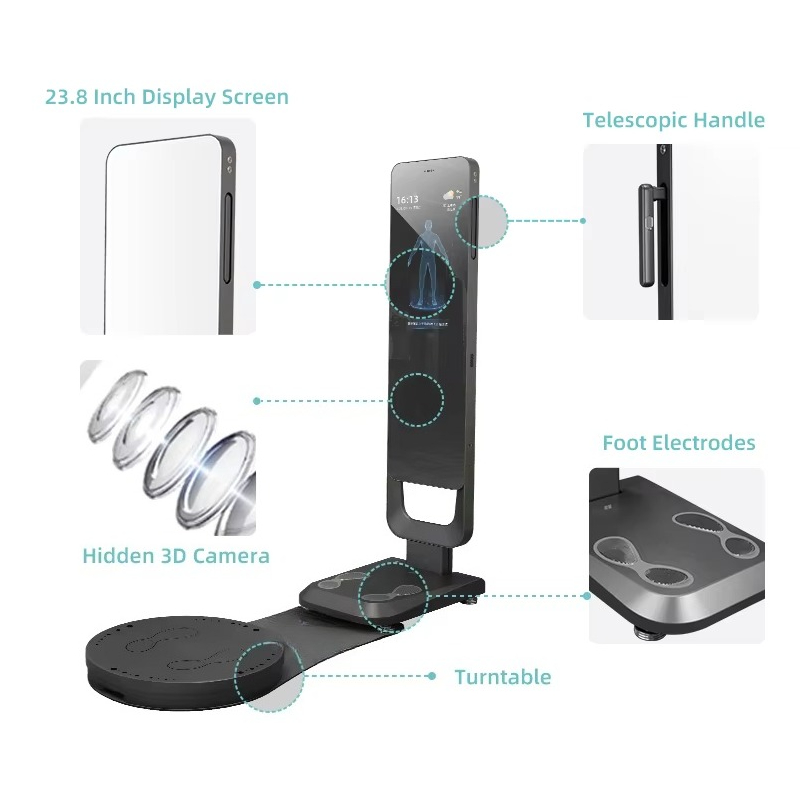Smart Fitness Mirror Body Scan - Nutrition And Fitness บทวิจารณ์และราคา