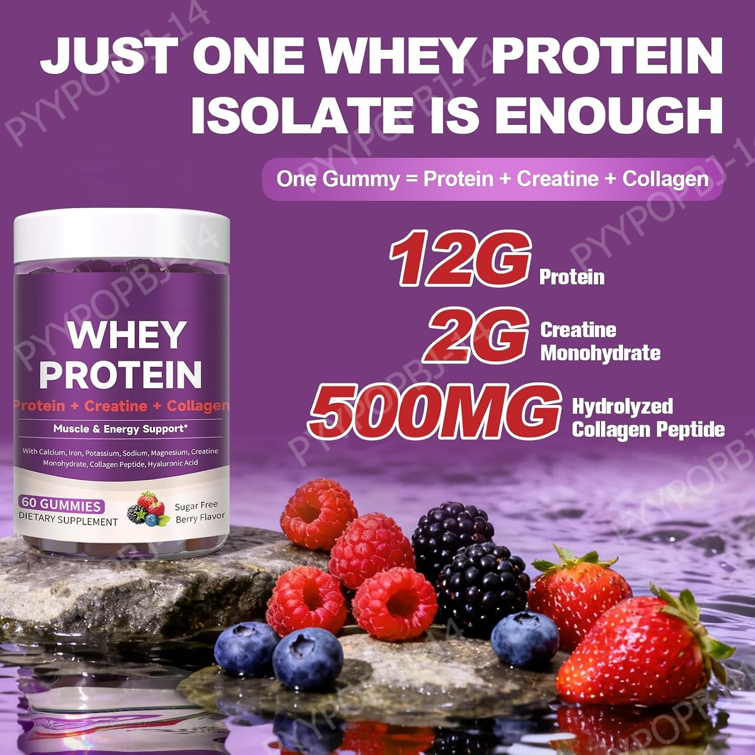 Protein Gummies with Whey Crea - Nutrition Fitness Supplements บทวิจารณ์และราคา