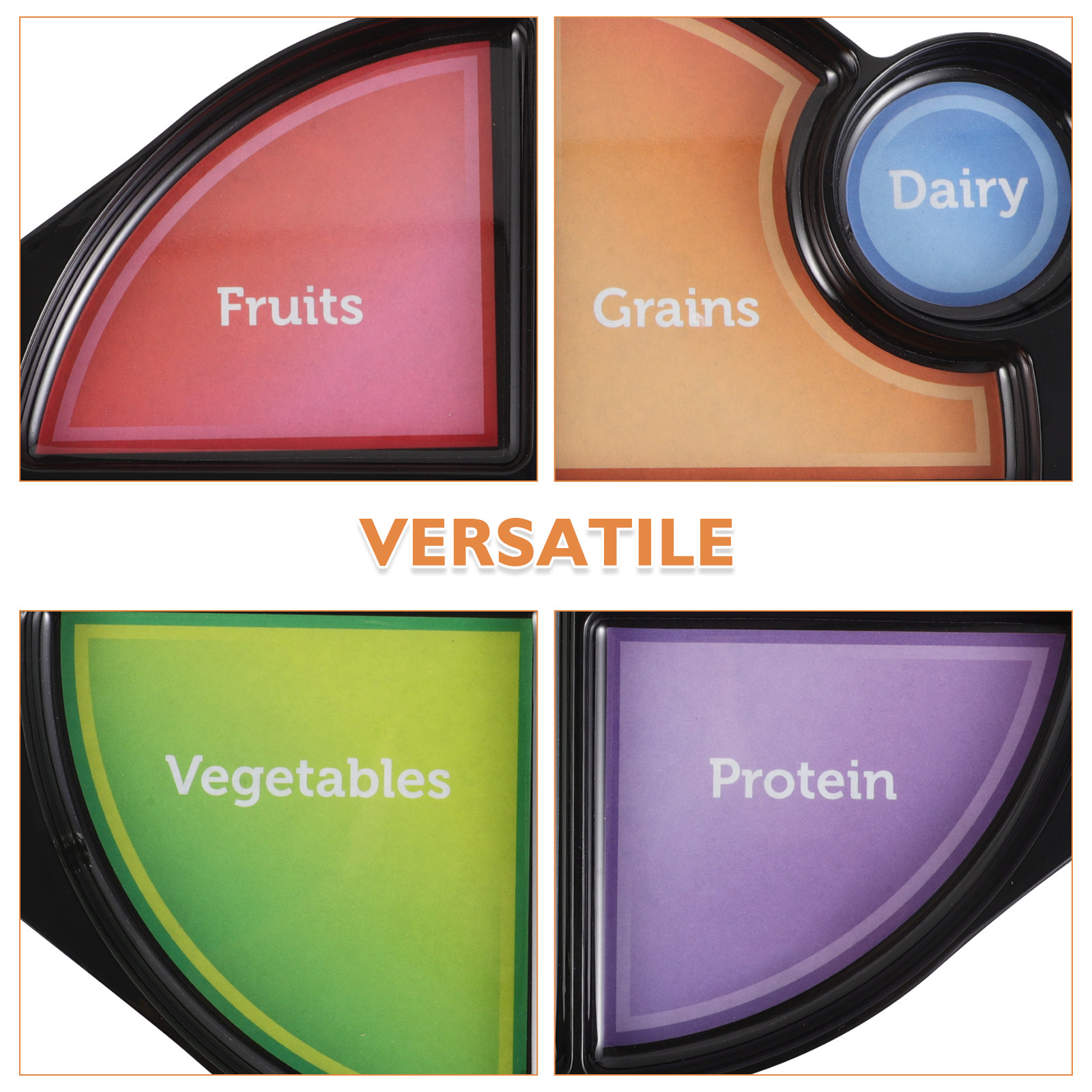 Portion Control Plate Balanced - Nutrition & Fitness Hub Photos บทวิจารณ์และราคา