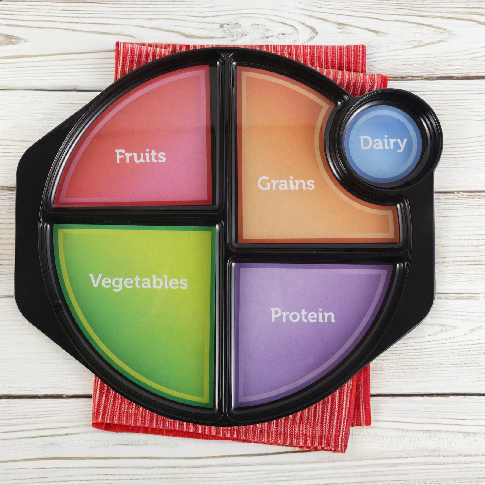 Portion Control Plate Balanced - Nutrition & Fitness Hub Photos บทวิจารณ์และราคา