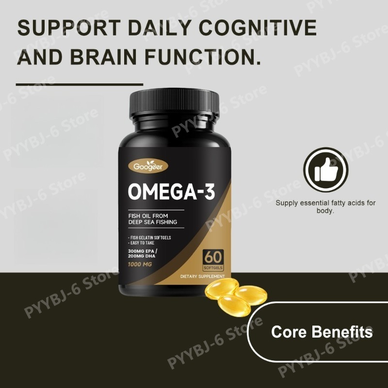 Omega-3 Fish Oil 1000mg Softge - Omega 3 Fish Oil บทวิจารณ์และราคา