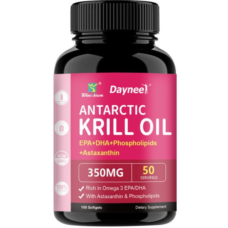 Krill oil soft capsules supple - Nutrition Fitness Supplements บทวิจารณ์และราคา