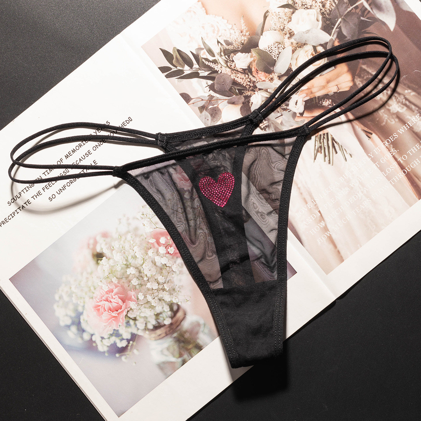 Lace Mesh Women Briefs Sexy Th - Fitness & Nutrition Lab บทวิจารณ์และราคา