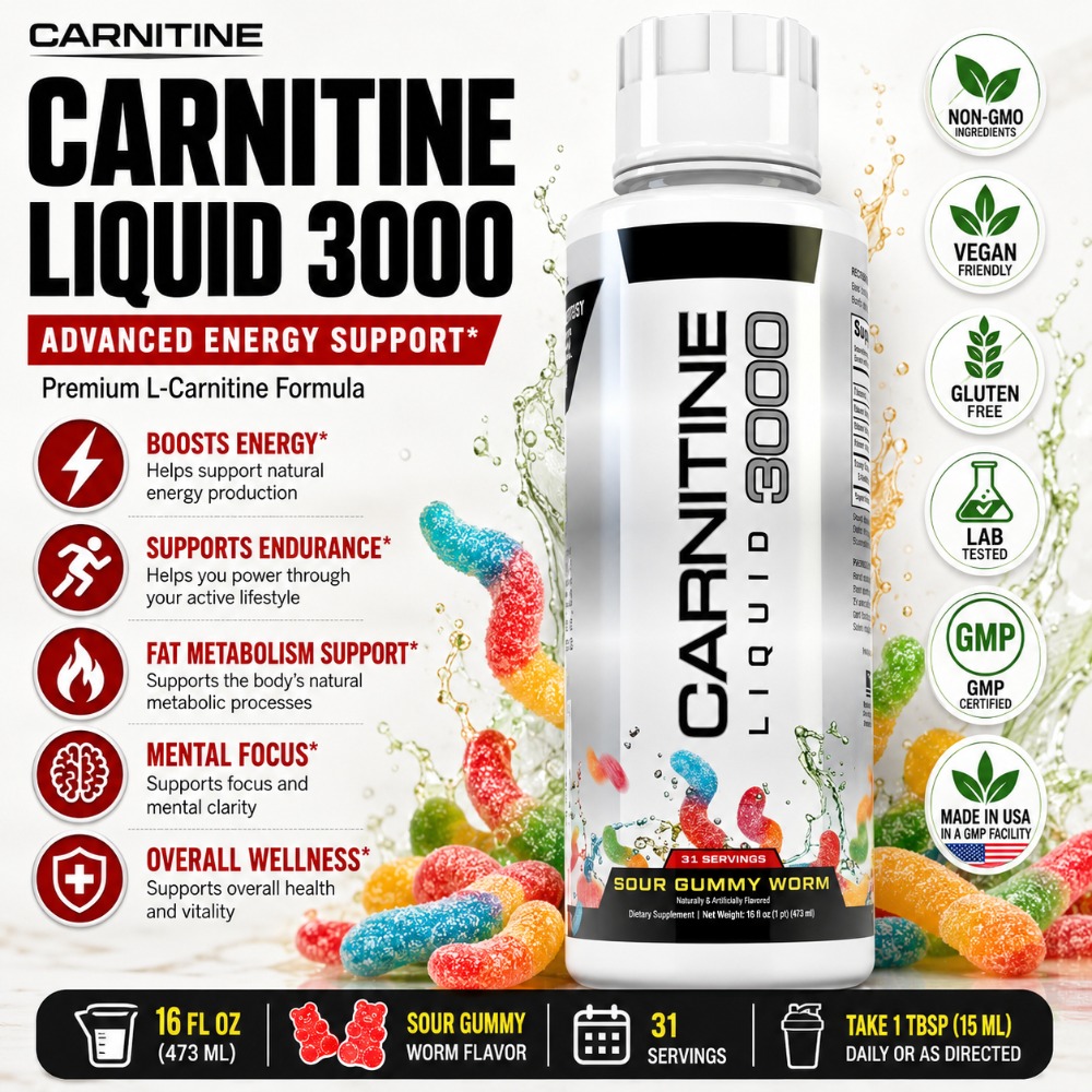 L-Carnitine Liquid 3000mg Sour - L-Carnitine Liquid บทวิจารณ์และราคา