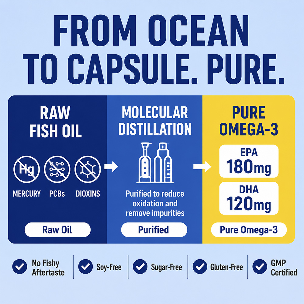 Deep Sea Omega 3 Fish Oil Soft - Omega 3 Fish Oil บทวิจารณ์และราคา